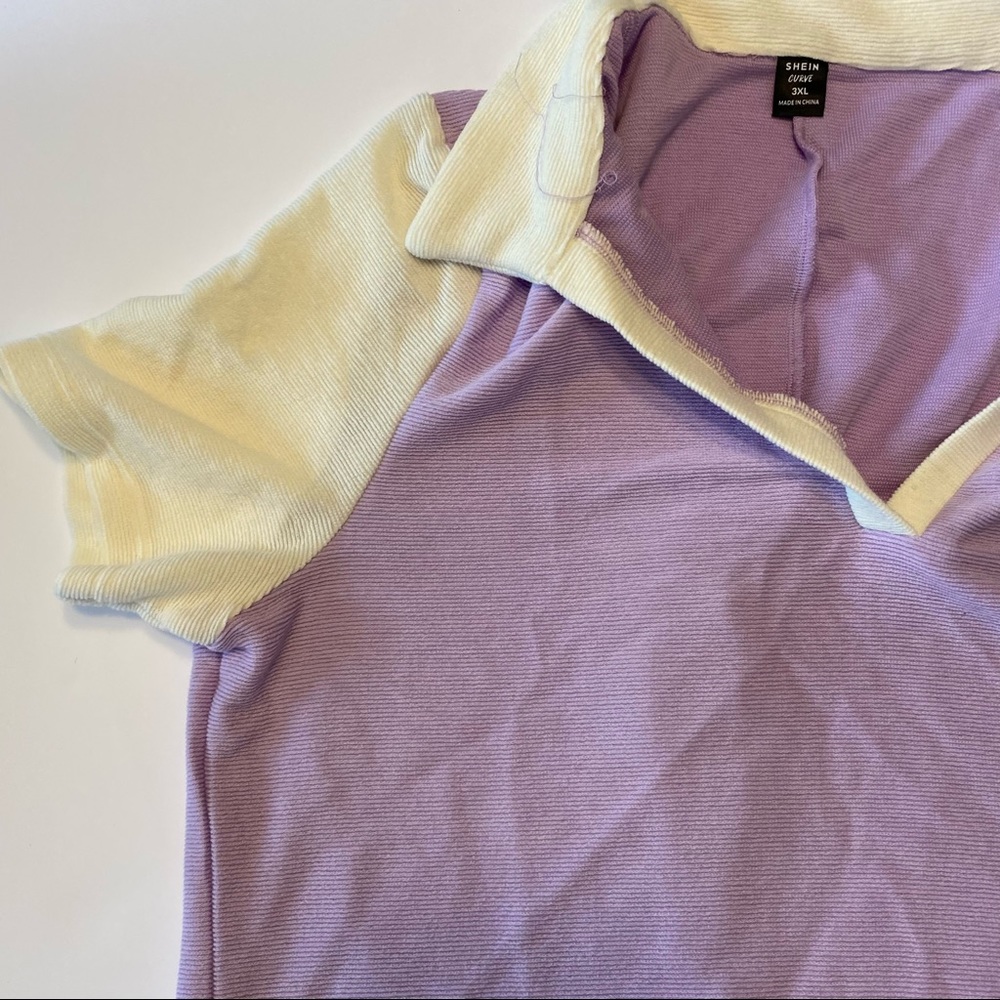 3XL purple sweater dress - Picture 2 of 3